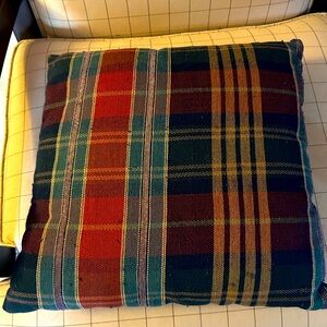 Plaid Throw Pillow